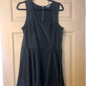 Black skater dress